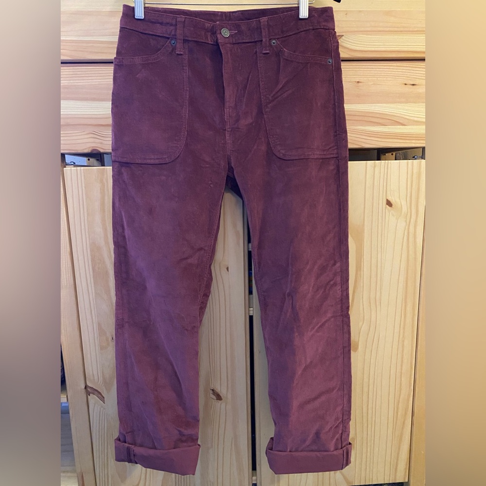Patagonia Purple Corduroy Pants, size 30